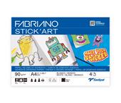 Carta adesiva da disegno Fabriano FSC&#153;&#150; pochette &#150; Bianca &#150; 4sh -A4