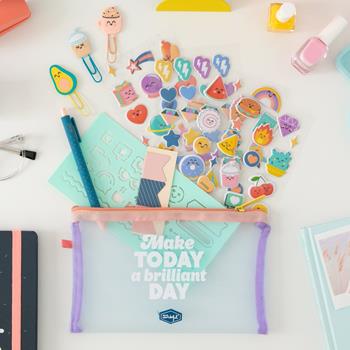Kit per decorare il tuo diario - Make today a brilliant day  Mr Wonderful 2021 | Libraccio.it