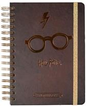 Taccuino A5 Spiralato Harry Potter a pagine bianche con elastico