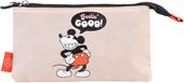 Astuccio 3 Scomparti Disney Mickey 100 Anniversario