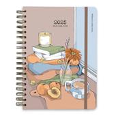 Agenda 12 Mesi settimanle Kokonote 2025, Bambina, self care club - 14,8 x 21 cm