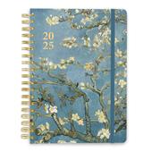 Agenda 12 Mesi settimanale Kokonote 2025 Bambina, Van Gogh - 14,8 x 21 cm