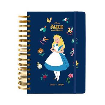 Diario 25-26 A5 12 Mesi Disney Alice  Grupo Erik 2025 | Libraccio.it
