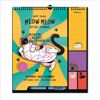 Planner 2025/2026 Meow Meow  Erik 2025 | Libraccio.it