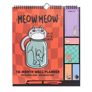 Planner 2026-2027 mensile Meow Meow  Grupo Erik 2026 | Libraccio.it