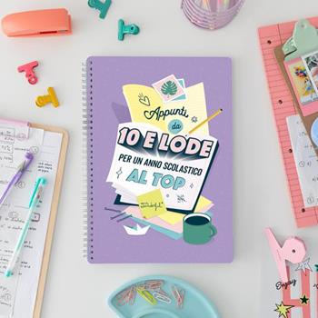 Quaderno - Appunti da 10 e lode per un anno scolastico al top Mr Wonderful  Mr Wonderful 2022 | Libraccio.it