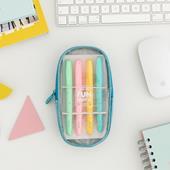 Set di evidenziatoricon astuccio - Let the fun begin! Mr Wonderful