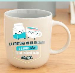 Tazza Mr Wonderful. La fortuna mi ha baciato il giorno che ti ho incontrato  Mr Wonderful 2022 | Libraccio.it