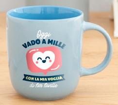 Tazza Mr Wonderful. Oggi vado a mille con la mia voglia di far faville  Mr Wonderful 2022 | Libraccio.it