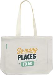 Borsa di tela Mr Wonderful - So Many Places To Go