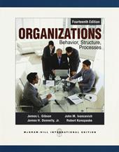 Organizations: behavior, structure, processes