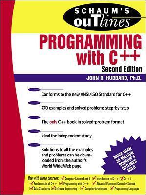Schaum's Outline of Programming with C++ - John Hubbard - Libro McGraw-Hill Education - Europe | Libraccio.it
