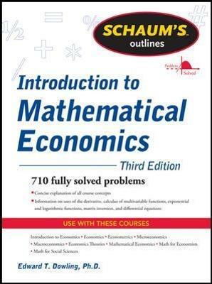 Introduction to mathematical economics - Edward Dowling - Libro McGraw-Hill Education 2011, Economia e discipline aziendali | Libraccio.it