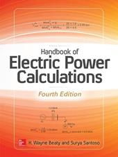 Handbook of electric power calculations