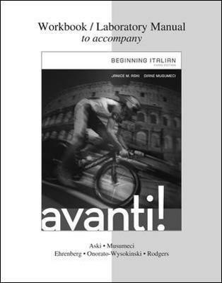 Workbook-laboratory manual to accompany Avanti! Beginning italian - Janice M. Aski, Diane Musumeci - Libro McGraw-Hill Education 2016 | Libraccio.it