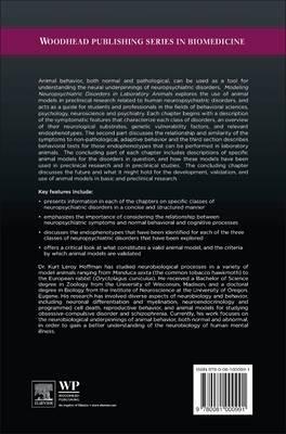 Modeling Neuropsychiatric Disorders in Laboratory Animals - Kurt Leroy Hoffman - Libro Elsevier Science & Technology | Libraccio.it