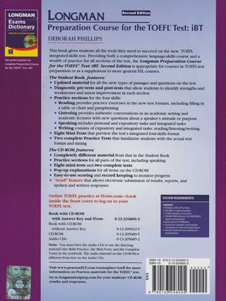 Longman preparation for the TOEFL. With iTests with answers. Con CD-ROM. Con espansione online  - Libro Pearson Longman 2013 | Libraccio.it
