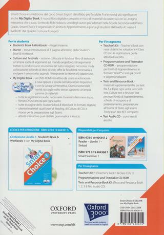 Smart choice. Student's book-Workbook-My digital book. Con espansione online. Con CD-ROM. Vol. 1 - Rob Nolasco - Libro Oxford University Press 2010 | Libraccio.it