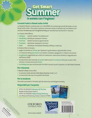 Get smart. Summer. Vol. 2 - Clare Maxwell - Libro Oxford University Press 2012 | Libraccio.it