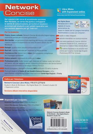 Network concise. Student's book-Workbook-My digital book. Con CD Audio. Con espansione online  - Libro Oxford University Press 2013 | Libraccio.it