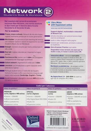 Network. Student's book-Workbook-Start. Con e-book. Con espansione online. Vol. 2  - Libro Oxford University Press 2014 | Libraccio.it