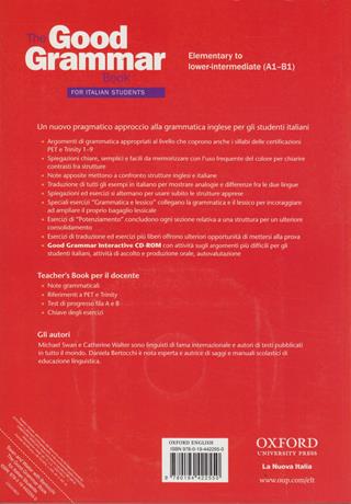 The good grammar for italian students. Student's book. Con CD-ROM - Michael Swan, Catherina Walther, Daniela Bertocchi - Libro Oxford University Press 2007 | Libraccio.it