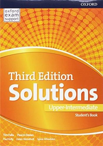 Solutions. Upper-intermediate. Student's book-Workbook. Con e-book. Con 2 espansioni online  - Libro Oxford University Press 2017 | Libraccio.it