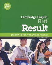 First result. Student's book-Workbook-2 test online. Without key. Con CD-ROM. Con espansione online