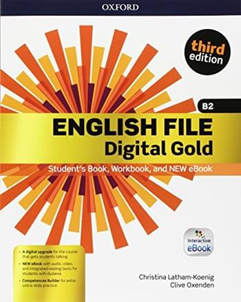 English file gold. B2 premium. Student's book-Workbook. Con e-book. Con espansione online  - Libro Oxford University Press 2017 | Libraccio.it