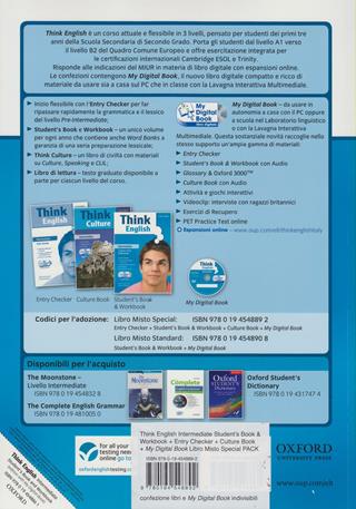 Think English. Intermediate. Entry check-Student's book-Workbook-Culture book-My digital book. Per le Scuole superiori. Con CD-ROM. - Mark Bartram, Richard Walton - Libro Oxford University Press 2010 | Libraccio.it