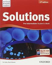 Solutions. Pre-intermediate. Student's book-Workbook. Con espansione online
