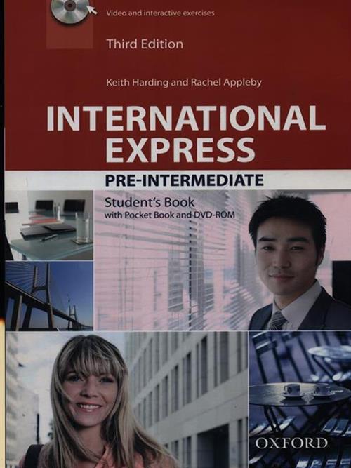 DVD-ROM.　Press　online　Con　Oxford　University　book.　Libro　Pre-intermediate.　Con　International　espansione　express.　Student's