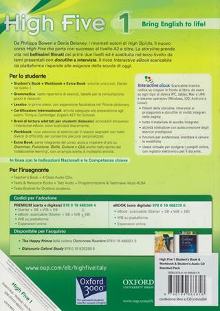High five. Student's book-Workbook. Per le Scuola media. Con CD Audio. Con espansione online. Vol. 1 - DELANEY DENIS - Libro Oxford University Press 2014 | Libraccio.it