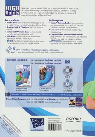 High spirits. Student's book-Workbook-Extrabook. Con CD-ROM. Con espansione online. Vol. 3 - Philippa Bowen, Denis Delaney - Libro Oxford University Press 2009 | Libraccio.it