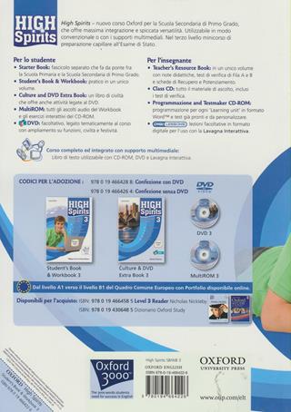 High spirits. Student's book-Workbook-Extrabook. Per la Scuola media. Con CD-ROM. Con DVD-ROM. Vol. 3 - Philippa Bowen, Denis Delaney - Libro Oxford University Press 2009 | Libraccio.it