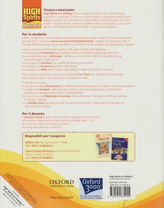 High spirits on holiday. In vacanza con l'inglese. Per la Scuola media! Con CD Audio. Vol. 1 - Mark Bartram - Libro Oxford University Press 2010 | Libraccio.it