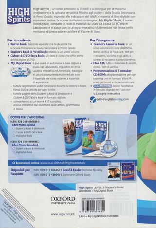 High spirits. Student's book-Workbook-My digital book. Per la Scuola media. Con CD-ROM. Vol. 3 - Philippa Bowen, Denis Delaney - Libro Oxford University Press 2010 | Libraccio.it