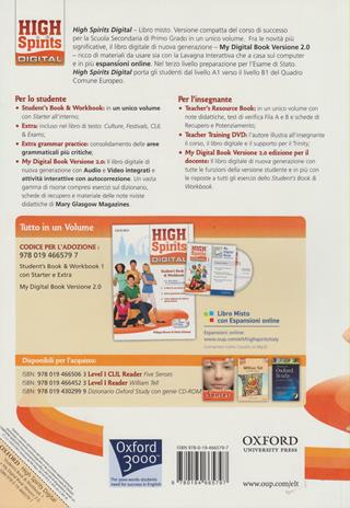 High spirits digital. Student's book-Workbook-Mydigitalbook 2.0. Per la Scuola media. Con CD-ROM. Vol. 1 - Philippa Bowen, Denis Delaney - Libro Oxford University Press 2012 | Libraccio.it