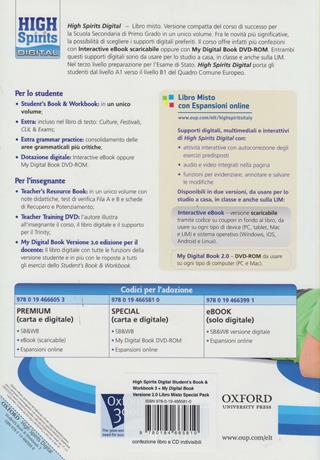 High spirits digital. Student's book-Workbook-Mydigitalbook 2.0. Con CD-ROM. Vol. 3 - Philippa Bowen, Denis Delaney - Libro Oxford University Press 2012 | Libraccio.it