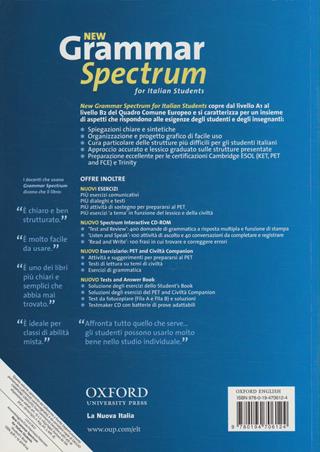 New grammar spectrum. Student's book-Booster 3000 without key. Per le Scuole superiori. Con CD-ROM. - Norman Coe, Anna Amendolagine, Ken Paterson - Libro Oxford University Press 2008 | Libraccio.it