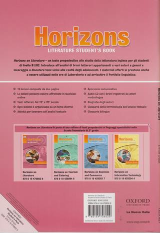 Horizons on literature. Student's book. Per gli Ist. professionali. Con CD Audio - Enrico Grazzi - Libro Oxford University Press 2006 | Libraccio.it