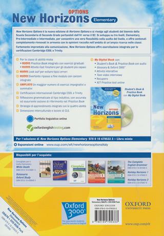 New Horizons Options. Elementary. Student's book-Pratice book-My digital book. Con CD-ROM. Con espansione online - Paul Radley, Daniela Simonetti - Libro Oxford University Press 2010 | Libraccio.it