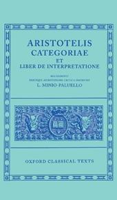 Aristotle Categoriae et Liber de Interpretatione