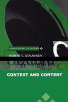 Context and Content - Robert C. Stalnaker - Libro Oxford University Press, Oxford Cognitive Science Series | Libraccio.it