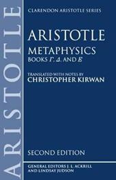 Metaphysics: Books gamma, delta, and epsilon