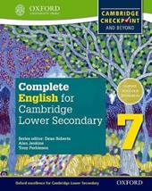 Complete English for Cambridge IGCSE secondary 1. Student's book. Con espansione online. Vol. 7