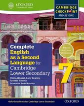 IGCSE complete English as a second language for Cambridge secondary 1. Student's book 7. Con espansione online
