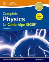 Complete physics IGCSE 2017. Student's book. Con espansione online. Con CD-ROM