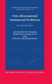 One-dimensional Variational Problems