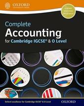 Complete accounting for Cambridge IGCSE. Student's book. Con espansione online